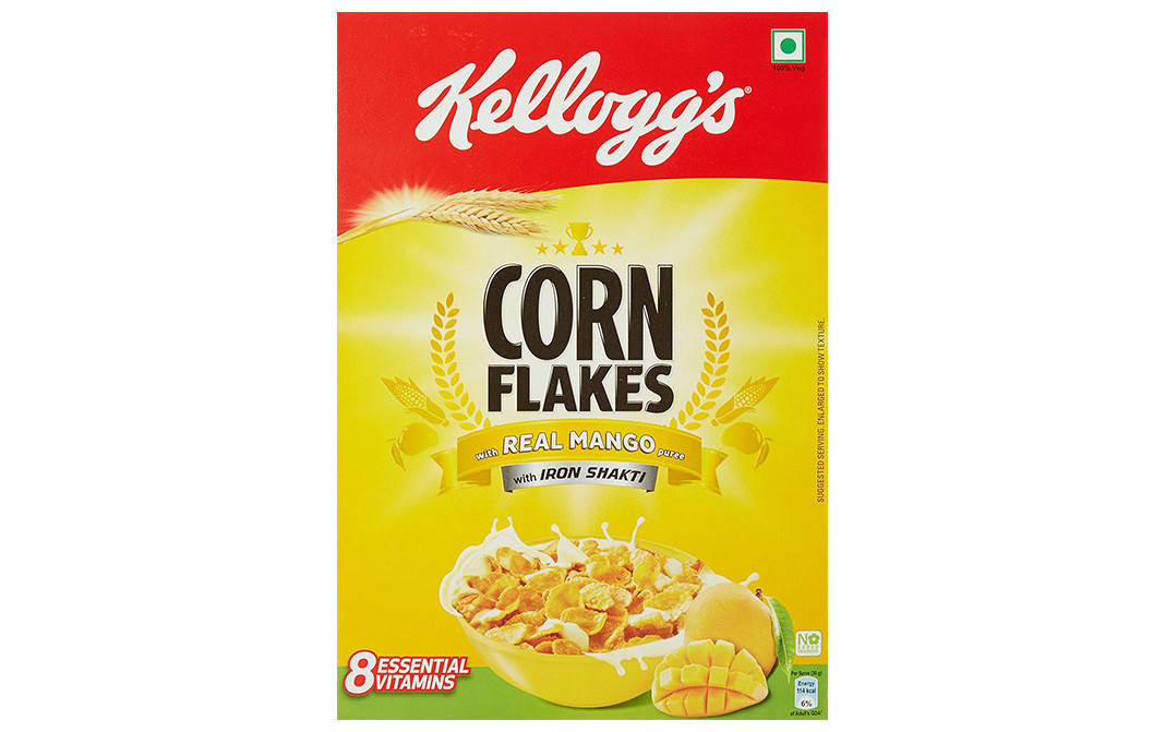 Kellogg's Corn Flakes with Real Mango Puree   Box  300 grams